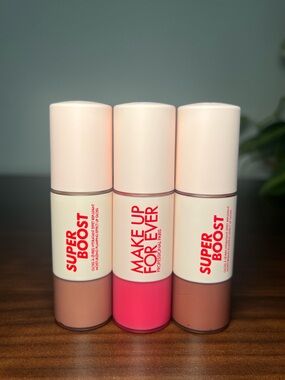 3 Make Up For Ever SUPER BOOST lipgloss
